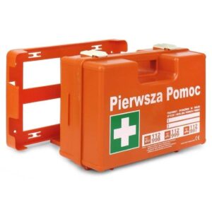 APTECZKA PRZENOŚNA K-20 Z WIESZAKIEM ŚCIENNYM (DIN 13164 DIN 13157 USTNIK)