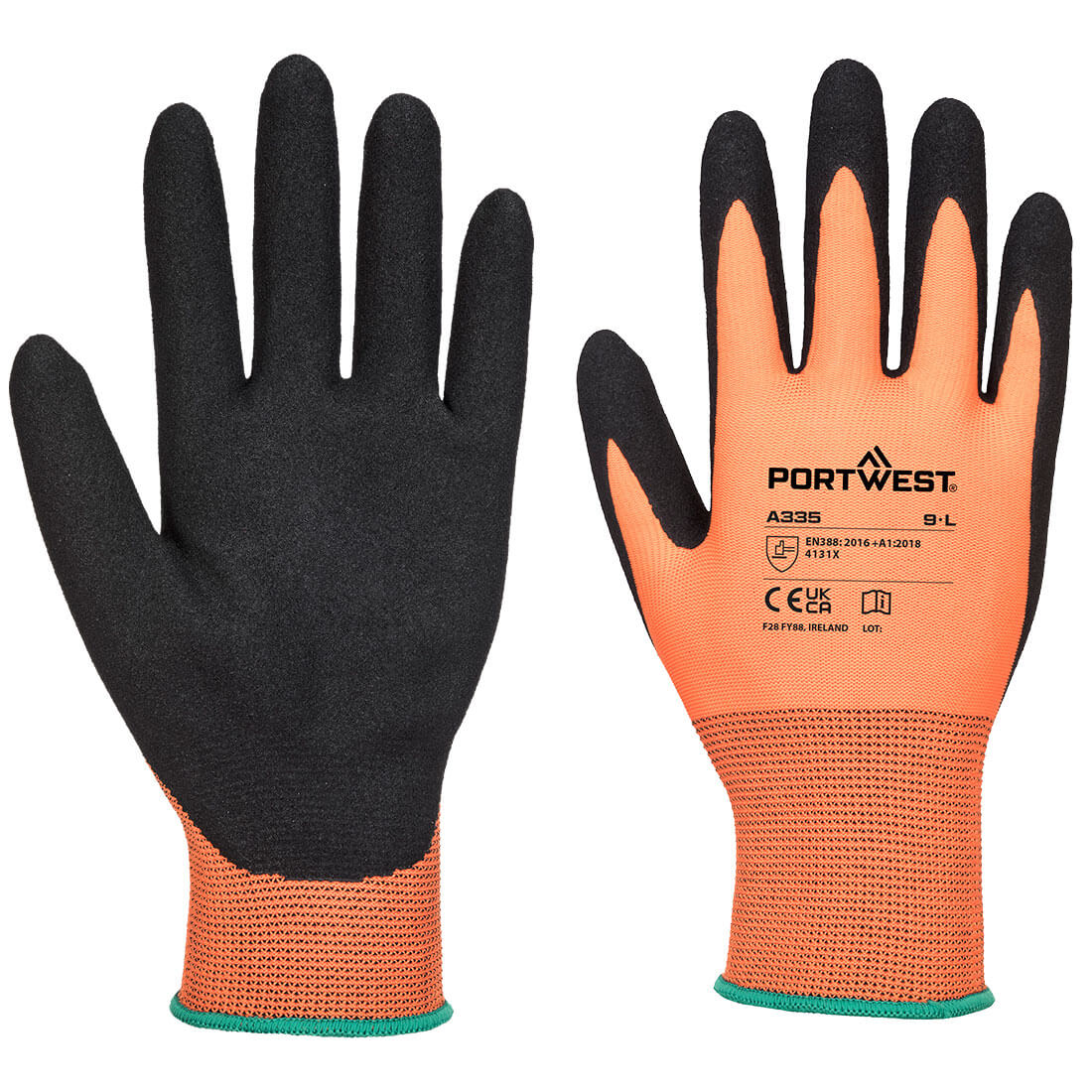 Rękawica Dermi-Grip NPR15 nitryl piaskowy - obrazek 2