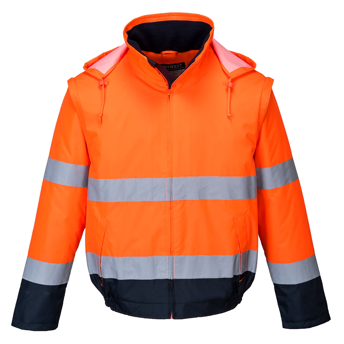 Kurtka ostrzegawcza 2 w 1 Essential Bomber