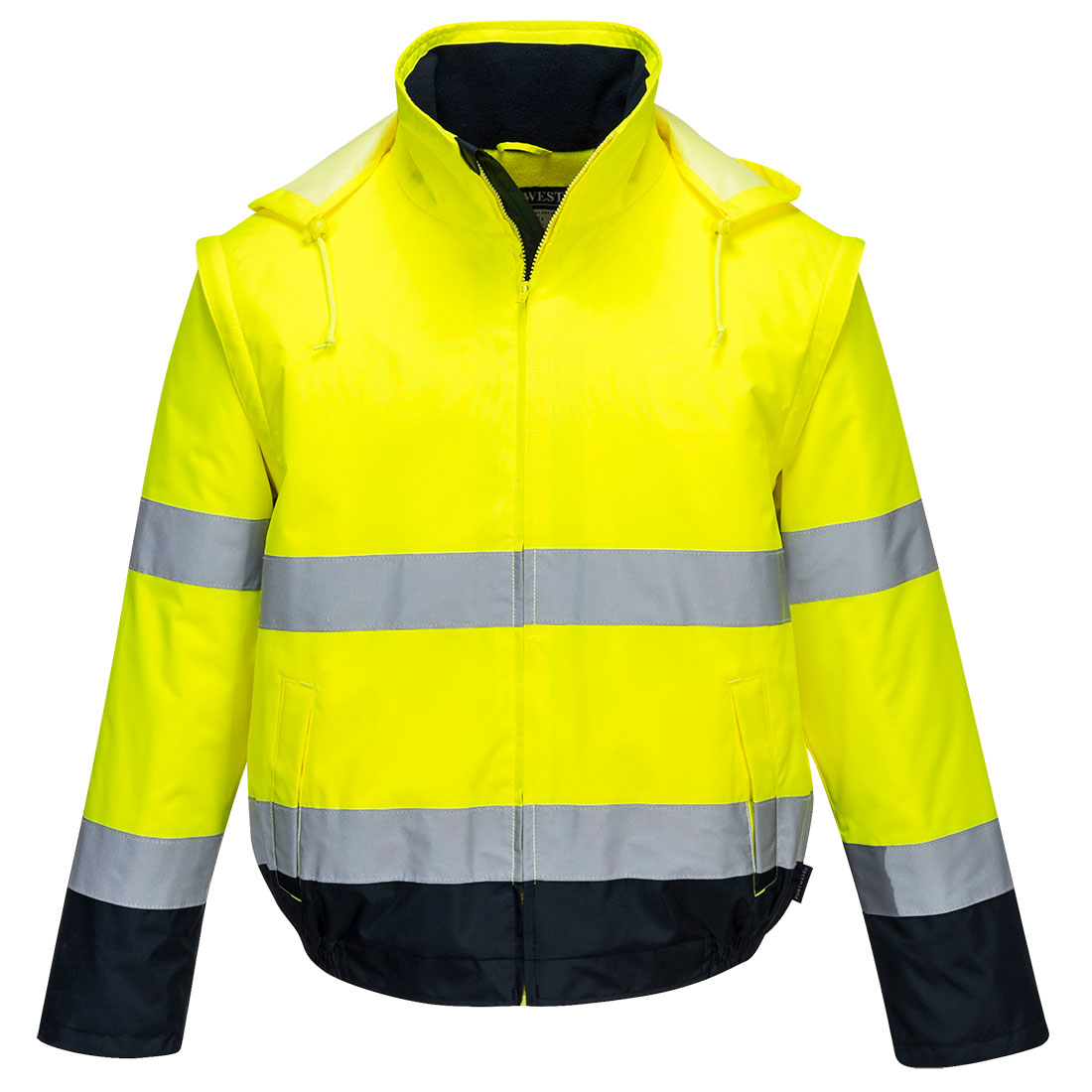 Kurtka ostrzegawcza 2 w 1 Essential Bomber - obrazek 2