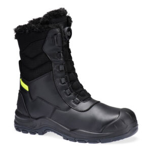 Skórzane wysokie buty zimowe S3L SC HRO CI SR