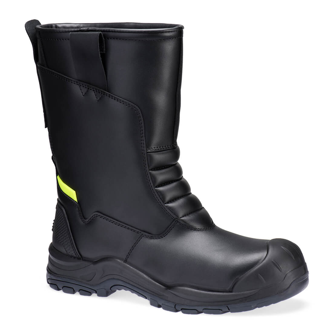 Skórzane wysokie buty zimowe S3L SC HRO CI SR - obrazek 2