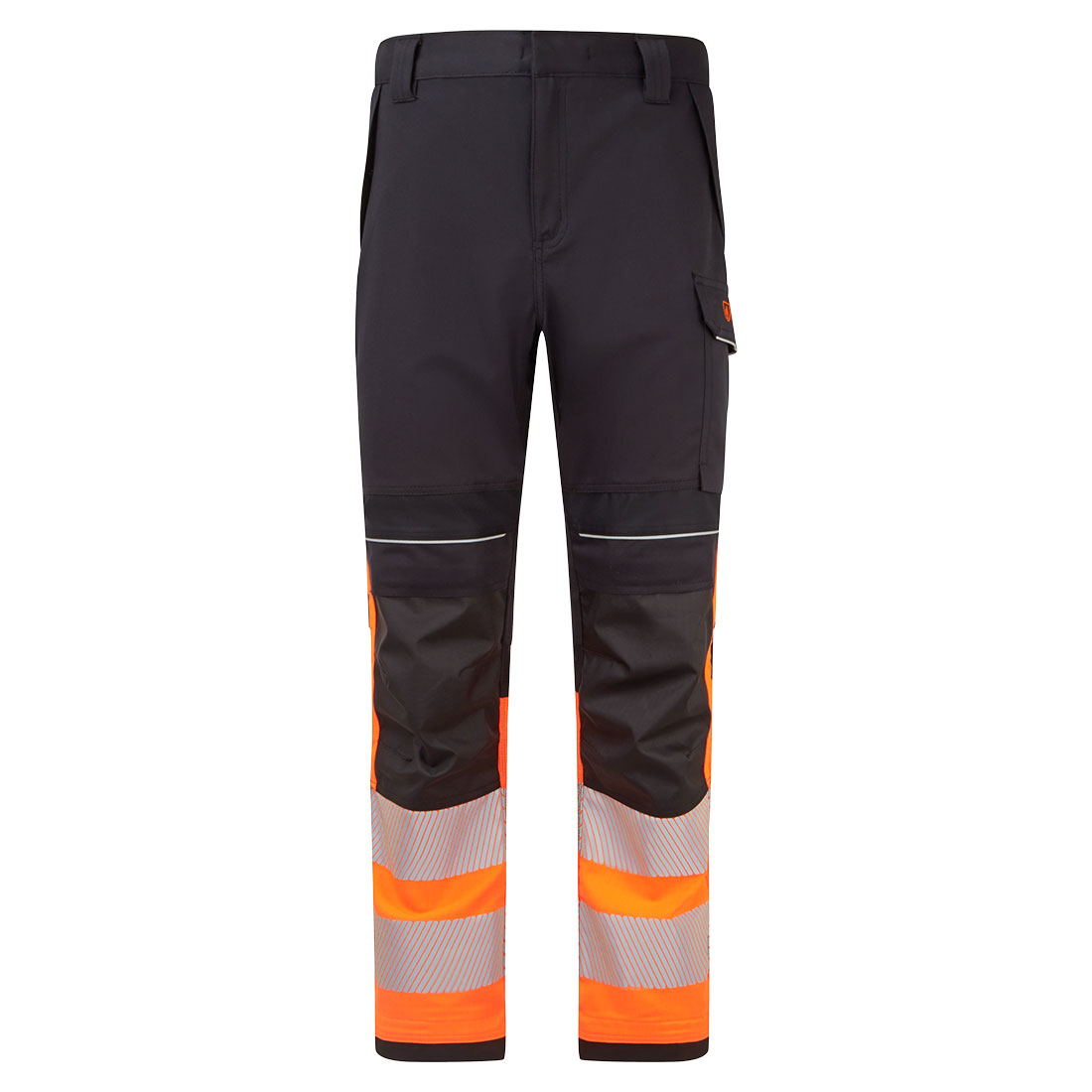 Spodnie trudnopalne Modaflame Work PW3 klasa ostrzegawcza 1 - obrazek 2