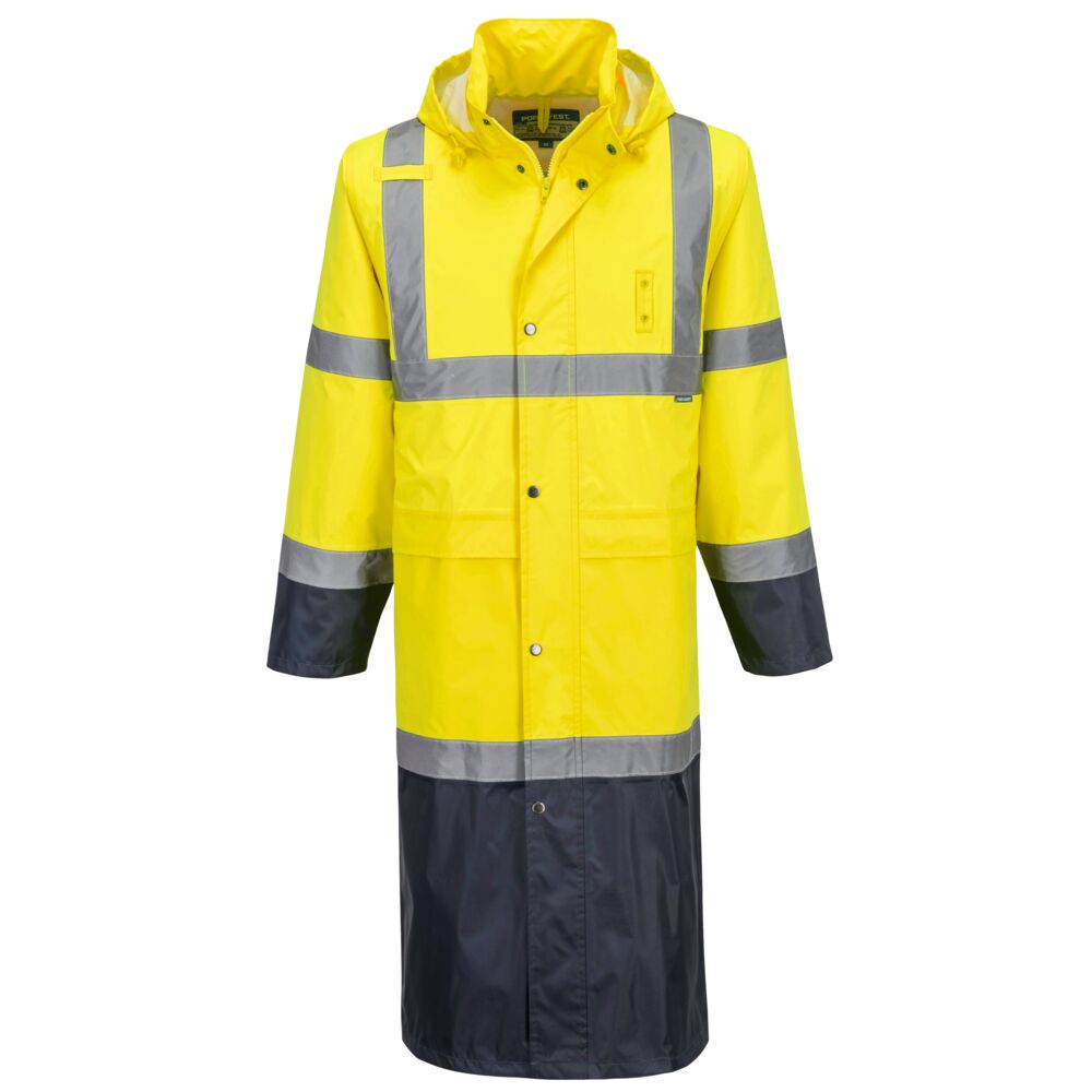Hi-Vis Contrast Raincoat 122cm - obrazek 3