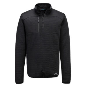 Bluza teksturowana KX3 z zamkiem 1/4