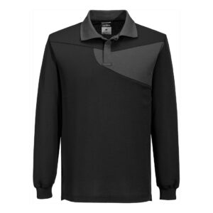 Koszulka ostrzegawcza polo Cotton Comfort z długimi rękawami