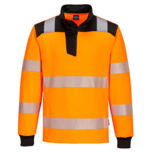 Bluza ostrzegawcza PW3 z zamkiem 1/4