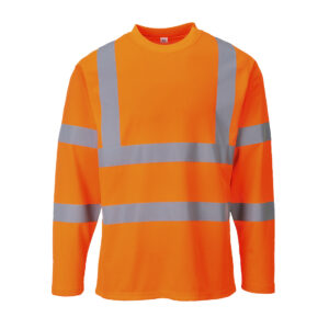 T-shirt ostrzegawczy z długimi rękawami