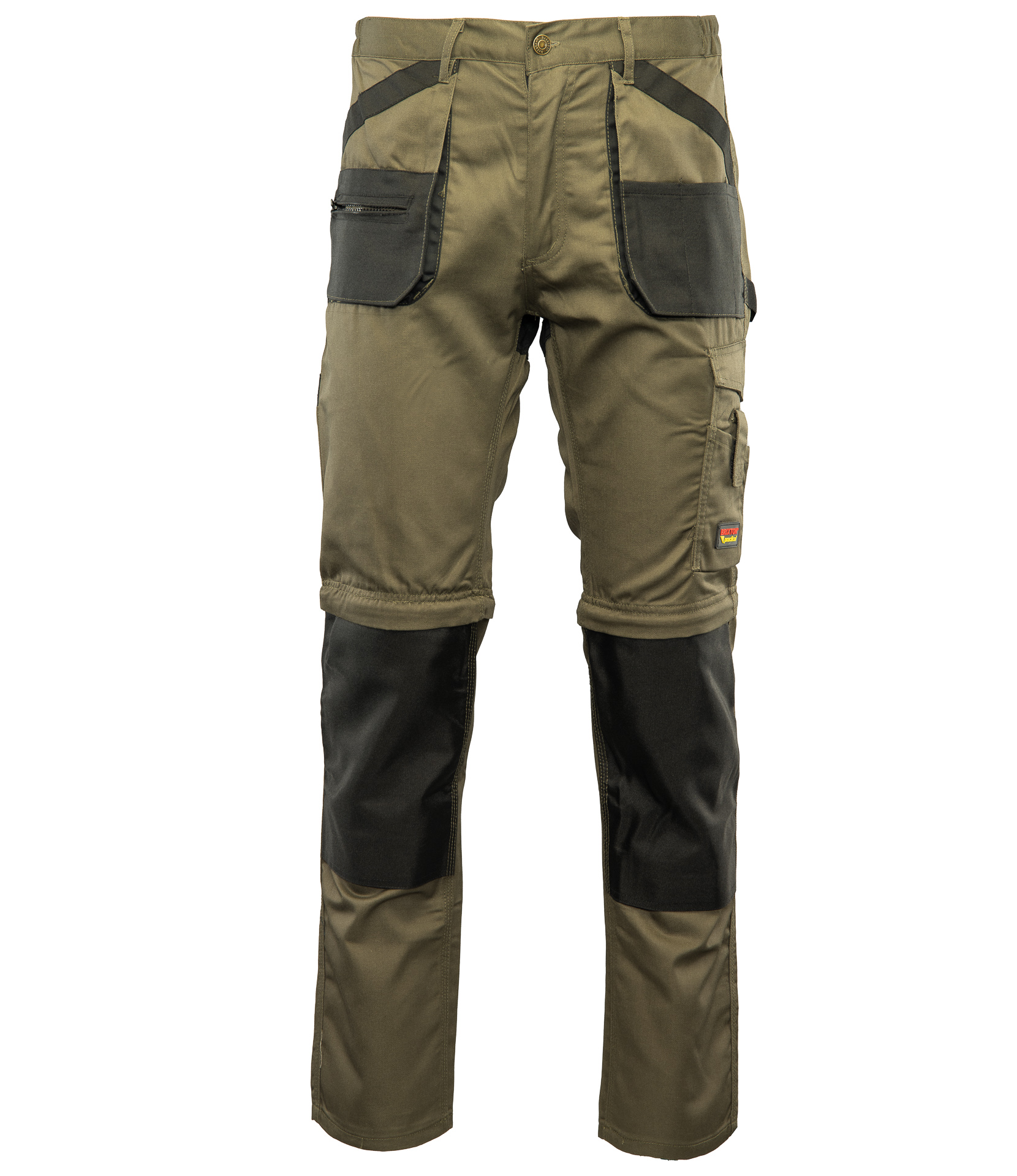 BRIXTON PRACTICAL SPODNIE PAS ZAMEK (4128) - obrazek 2
